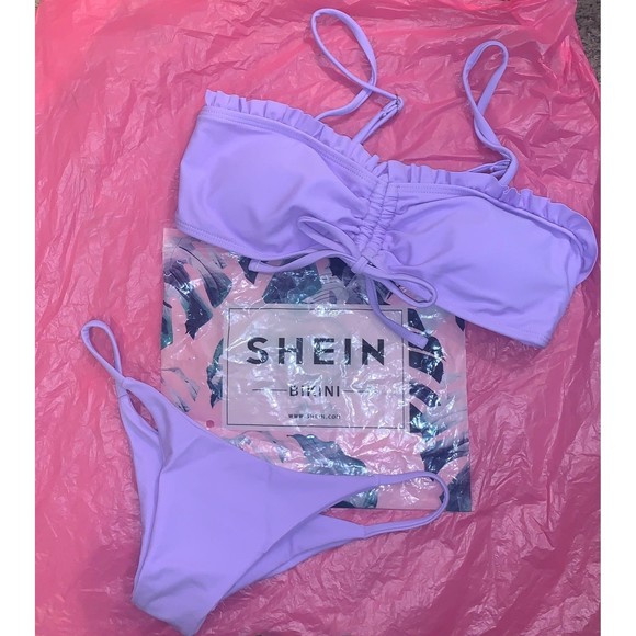 PURPLE SHEIN BIKINI SET - Picture 1 of 3
